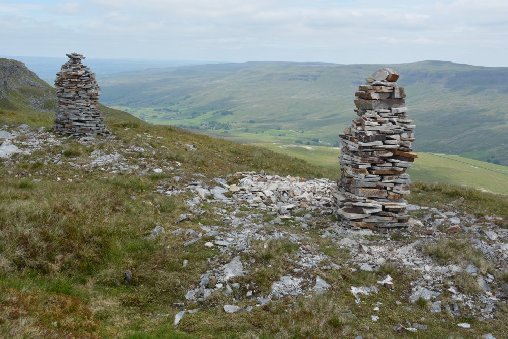  Climbing up Wild Boar Fell, walk from Mallerstang Dale, Cumbria, England