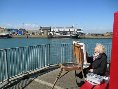  Howth harbour village, Co. Dublin, Ireland