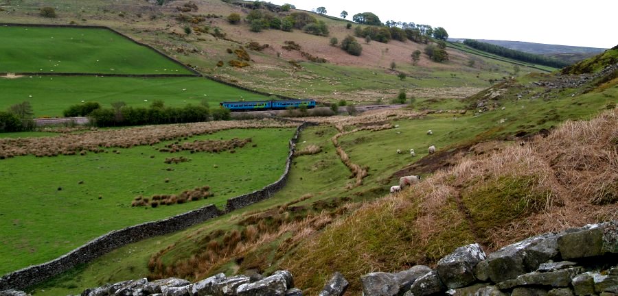 Location 07c: Heading eastwards for Commondale and well into the sheep country of the North York Moors National Park.