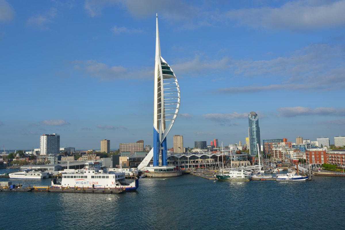 Emirates Spinnaker Tower Portsmouth Harbour Brittany Ferries