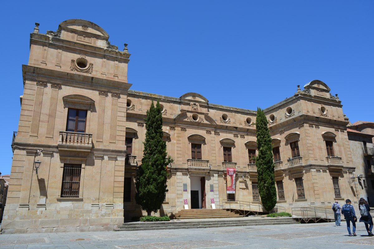 The 18th century Bishop's Palace Episcopal Palace near the cathedrals of Salamanca, Spain