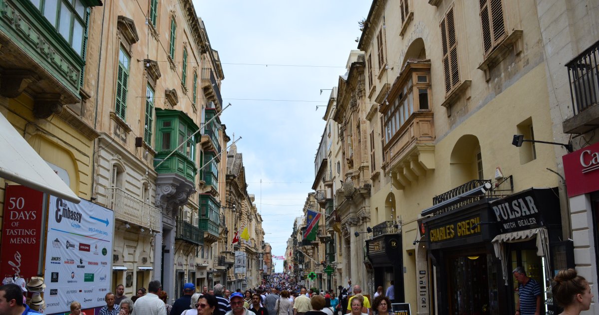 Streets and buildings, Valletta, Malta