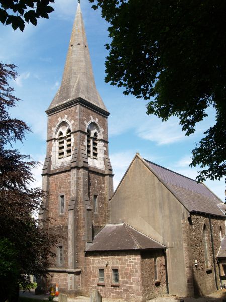 The Church of Ireland, St Andrew's Church in the newer town part of Dunmore East. Co. Waterford