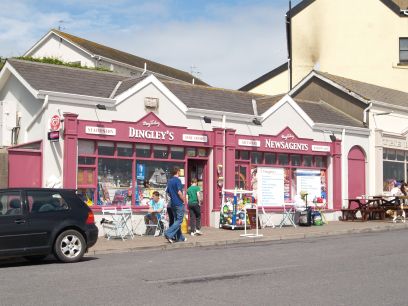 Dunmore East's Dingley's shop is now called INDULGE, good snacks, deli and WiFi available, overlooking the harbour, provides-sells a wide variety of products and services. They pride themselves on promoting local goods and produce. Fresh sandwiches and rolls are served all day and lovely icecream too!