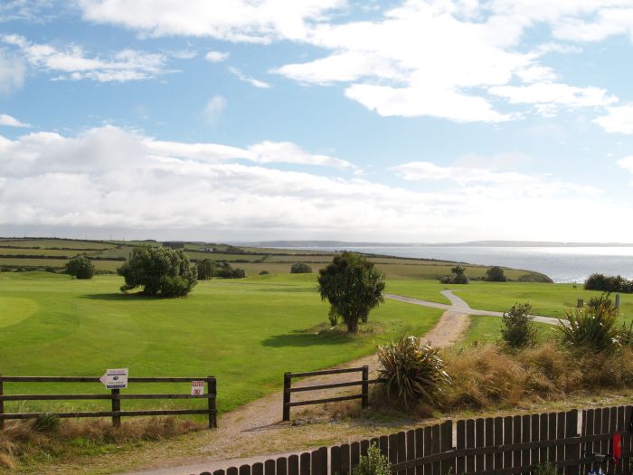 The Dunmore East golf course Co. Waterford overlooks the River Suir as it widens into its estuary - so, even if you having a bad game of golf, at least the view is great!
