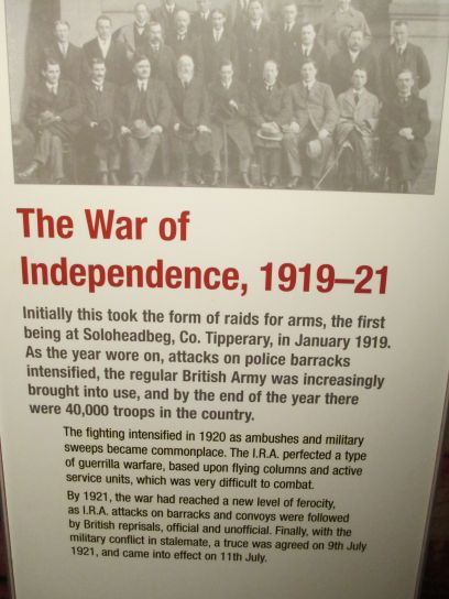 War of Independence 1919-1922, National Museum of Decorative Arts & History Dublin Ireland