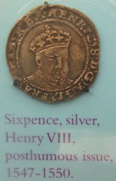 Tudor coins in the National Museum of Decorative Arts & History Dublin Ireland