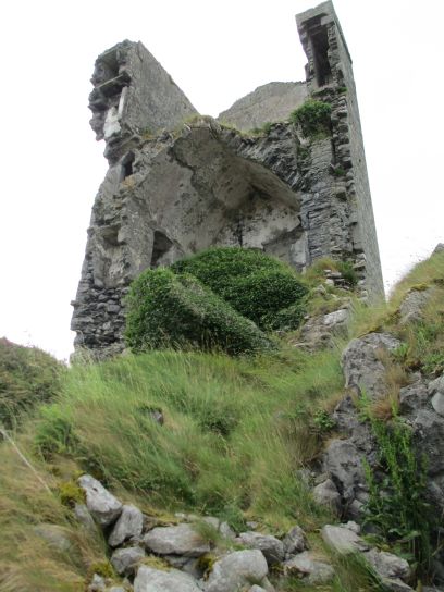 New Quay, Church, ruined Castle, The Burren, Co. Clare