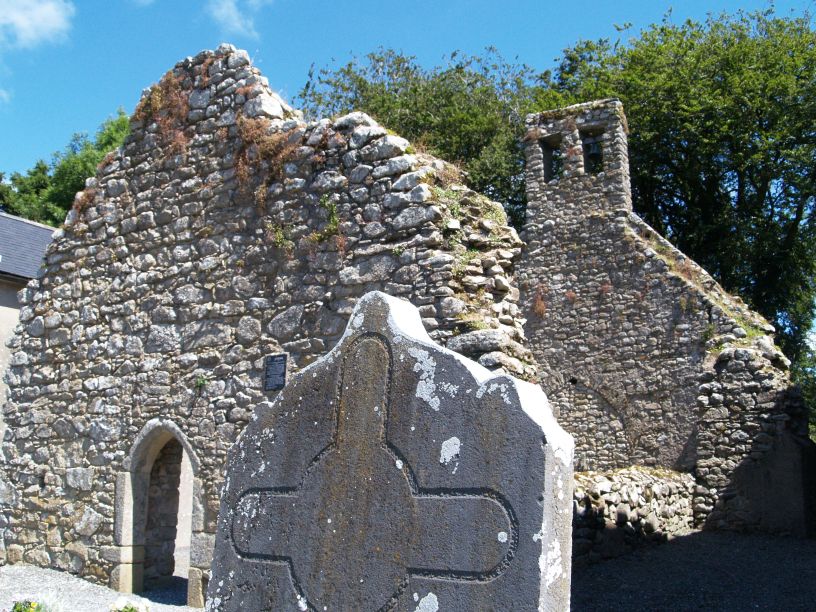 An early Christian church with a double bell loft Walk from Graiguenamanagh to St Mullins, Co. Kilkenny