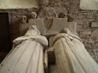 Some medieval effigies in St Mary's Church Youghal, Co. West Cork, Ireland