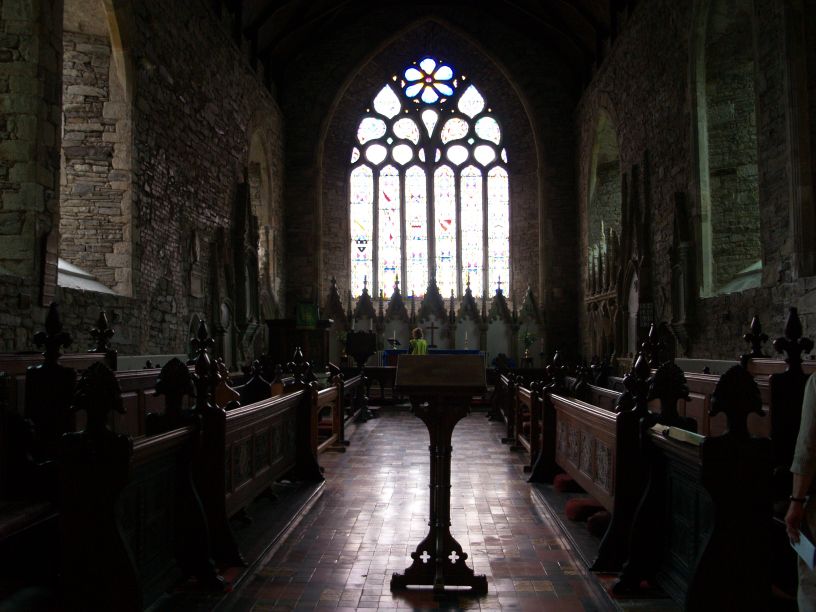 The choir stalls of St Mary's Church Youghal, Co. West Cork, Ireland