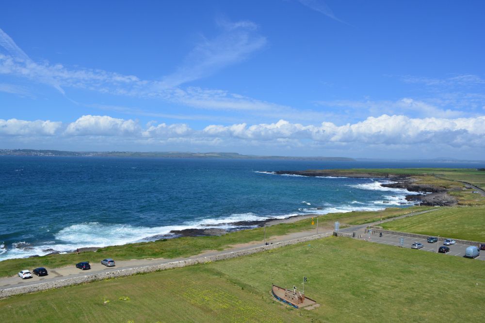 Looking across the River Suir Estuary from the top of Hook Head Lighthouse Hook Head, Lighthouse Co Wexford