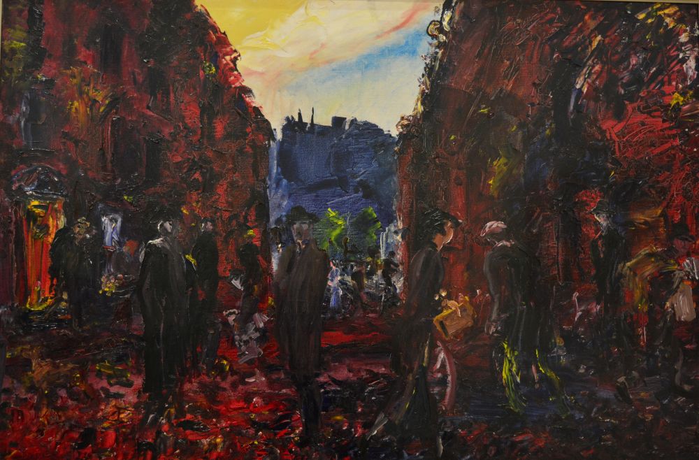 Dublin's Jack B. Yeats oil on canvas ~1937 'Morning in a City' National Gallery of Ireland, Dublin