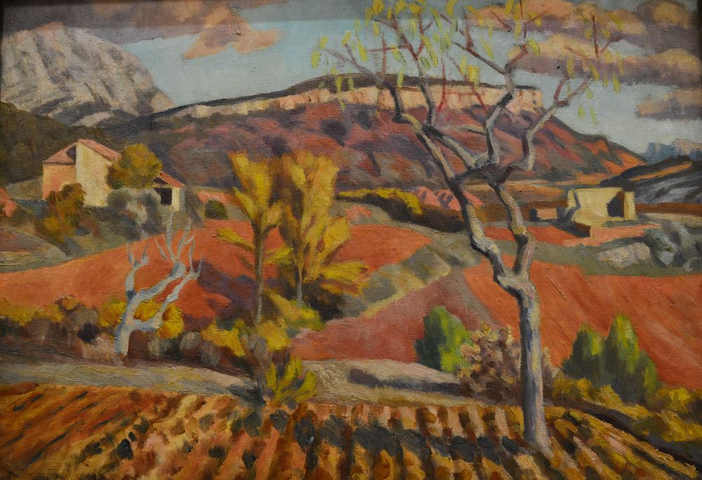 'Red Earth', oil on canvas 1919, by the English artist Roger Fry National Gallery of Ireland, Dublin