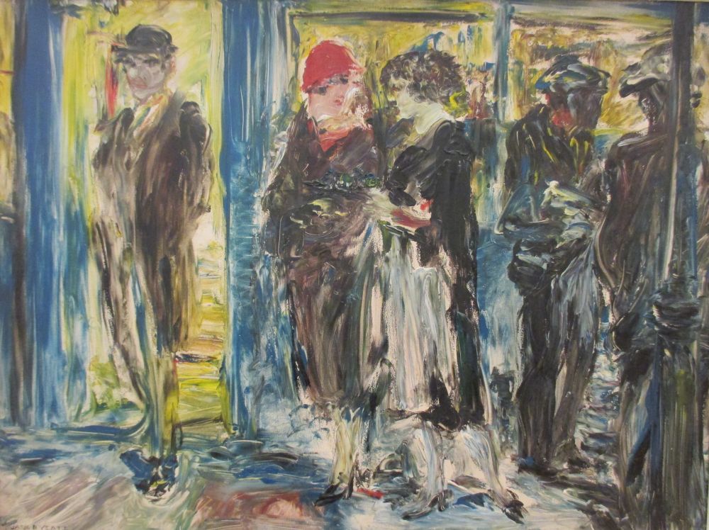 Jack B. Yeats oil on canvas 'Flower Girl, Dublin' of 1926 National Gallery of Ireland, Dublin