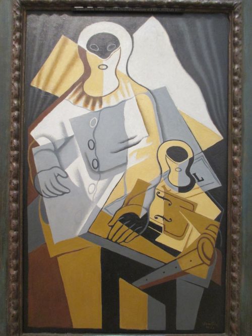 'Pierrot', oil on canvas 1921, by the Spanish artist Juan Gris National Gallery of Ireland, Dublin