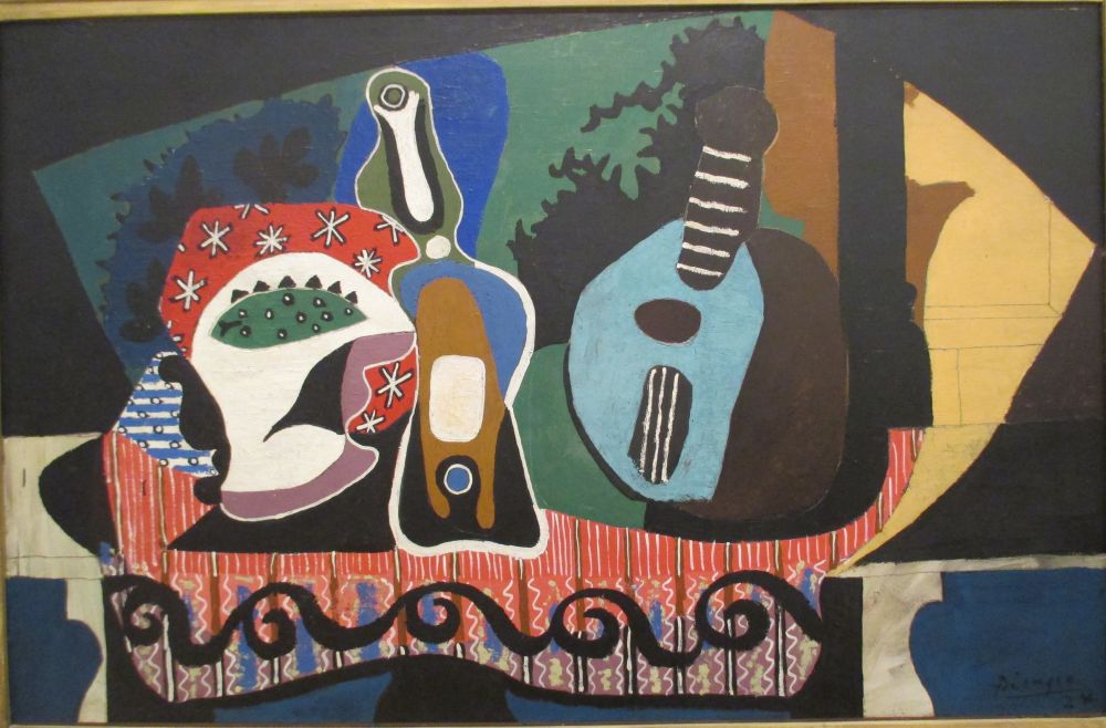 'Still Life witha Mandolin', oil on canvas 1924 by the Spanish artist Pablo Ruiz Picasso National Gallery of Ireland, Dublin