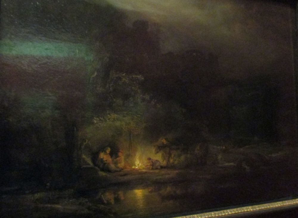 'Landscape with the Rest on the Flight in to Egypt', 1647 painting by the Dutch artist Rembrandt van Rijn National Gallery of Ireland, Dublin