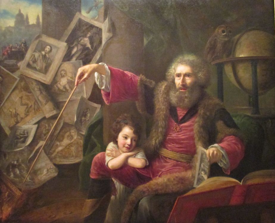'The Conjuror', 1775 painting by the Irish artist Nathaniel Hone National Gallery of Ireland, Dublin