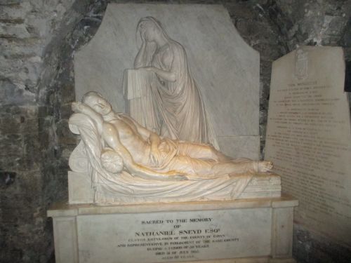Memorials in the crypt of Christ Church Cathedral, Dublin