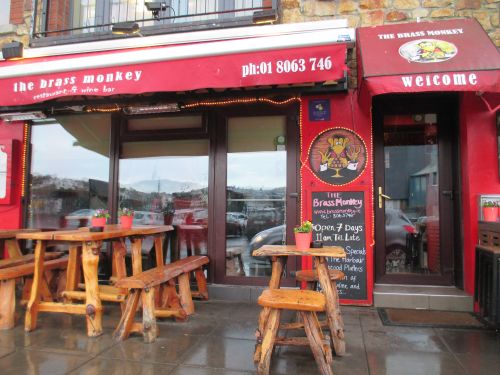 The Brass Monkey restaurant wine bar Howth village