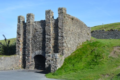 The lime kiln near Annestown beach strand Copper Coast Drive, Co. Waterford, Ireland
