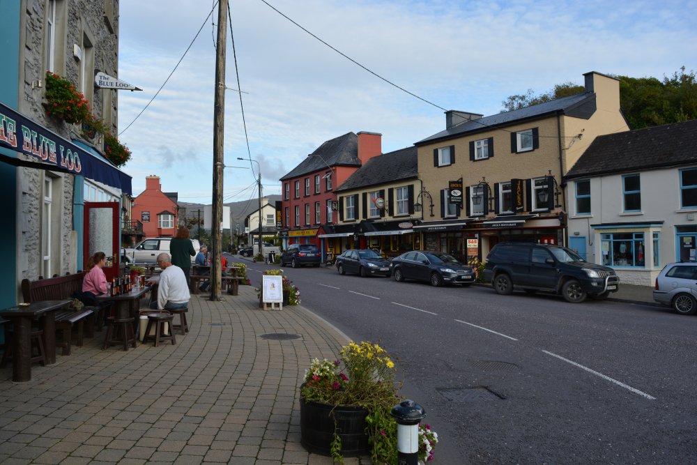 The Blue Bar on Main Street Glengarriff, West Cork, Ireland