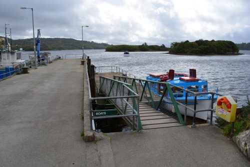 The harbour and marina in Glengarriff, West Cork, Ireland