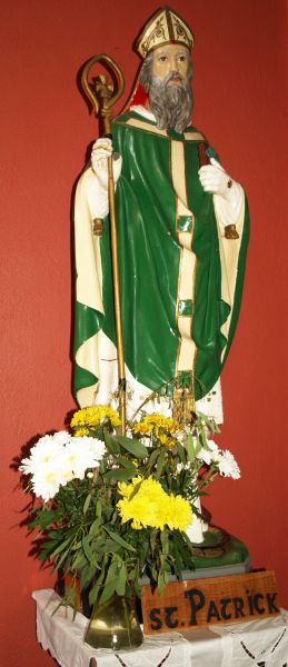 Statues of St Patrick in St Declan's RC Church, Ardmore, Co. Waterford, Ireland