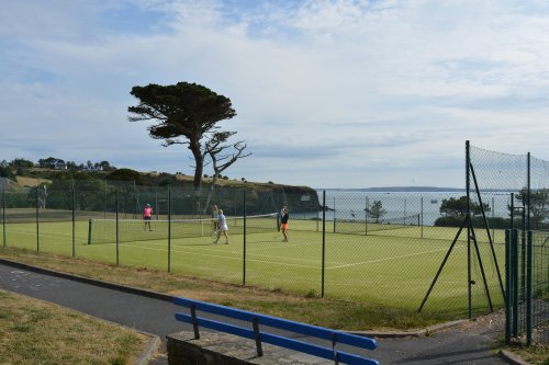 Tennis courts in Dunmore East, Co. Waterford