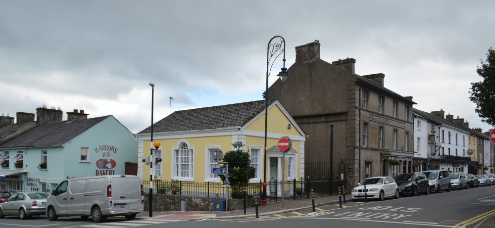 Main Street town centre of Cappoquin, Co. Waterford, Ireland