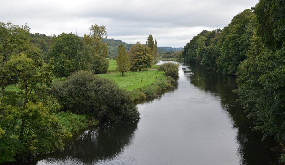 The lovely River Blackwater, above which Lismore Castle and Lismore Town lie, Co. Waterford, Republic of Ireland