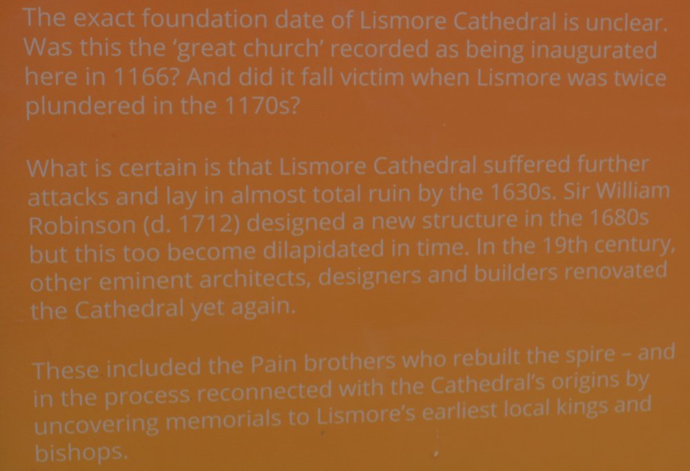 Information on the history of St Carthage Cathedral,Town of Lismore, Co. Waterford, Republic of Ireland