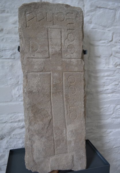 A cross-slab stone from a medieval tomb in St Carthage Cathedral tombstone Town of Lismore, Co. Waterford, Republic of Ireland