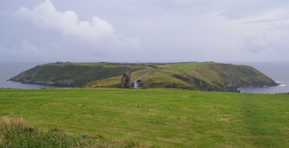 First view of the Old Head of Kinsale, Co. Cork, Ireland