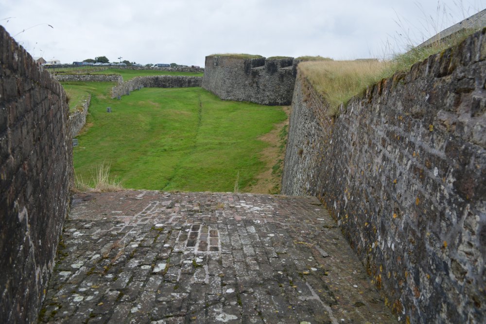 A view from the Devils Bastion to the North Bastion of Charles Fort Kinsale Harbour Co. Cork Ireland