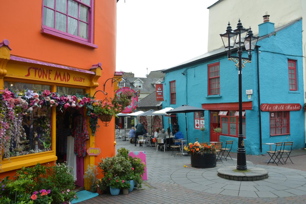 The very colourful emporium of Stone Mad Gallery, Market Lane, Sleveen, Kinsale, Co. Cork, West of Ireland