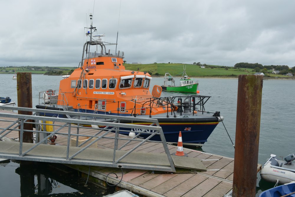 14-07 RNLB FREDERICK STOREY COCKBURN named RNLI Courtmacsherry harbour lifeboat Co. Cork, West of Ireland