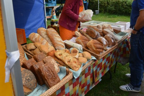 Lots of different breads for sale at the Friday Market in Clonakilty, Co. Cork, West of Ireland