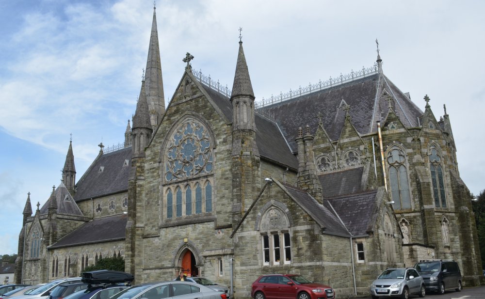 exterior architecture of the Church of the Immaculate Conception in Western Road Clonakilty, Co. Cork, West of Ireland