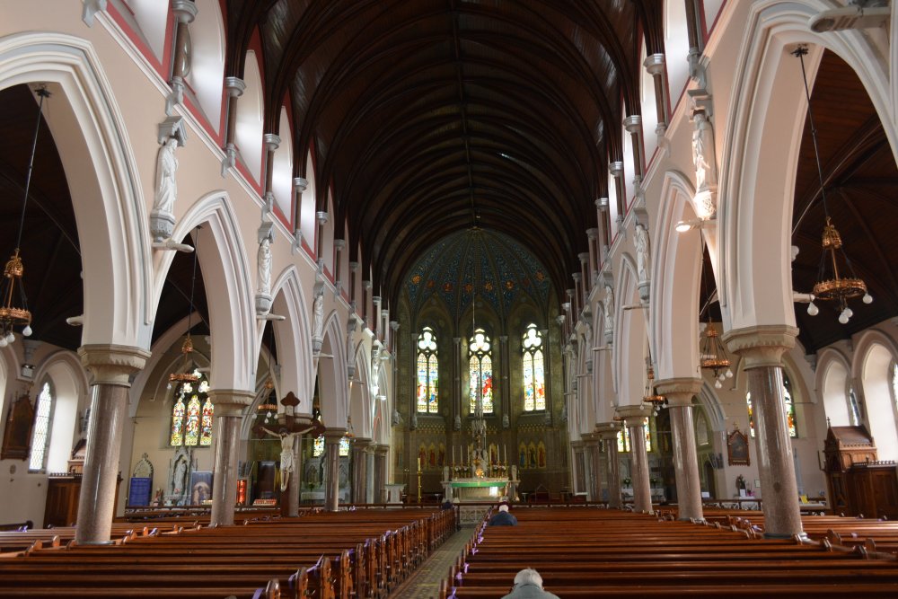  interior architecture of the nave of the Church of the Immaculate Conception Clonakilty, Co. Cork, West of Ireland