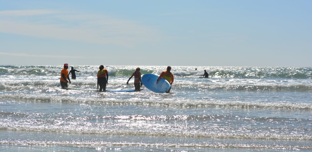 Great surfing off Garrettstown Strand or Garrylucas Beach Co. Cork, West of Ireland