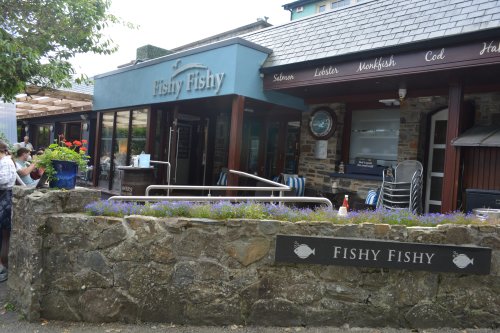 The very popular Fishy Fishy fish and chip shop and restaurant, Kinsale, Co. Cork, West of Ireland