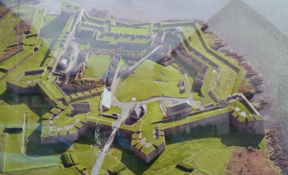 Aerial photograph of Charles Fort Kinsale Harbour Co. Cork Ireland