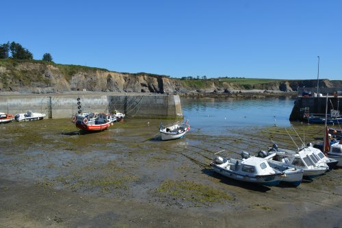 Views of Boatstrand Harbour Copper Coast Drive, Co. Waterford, Ireland