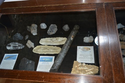 mineral specimens Copper Coast Geopark visitor centre museum Bunmahon Copper Coast Drive, Co. Waterford Geopark, Ireland