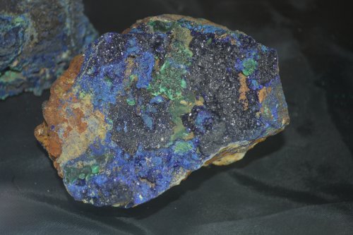 Azurite mineral Copper Coast Geopark visitor centre museum Bunmahon Copper Coast Drive, Co. Waterford Geopark, Ireland