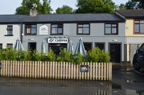 The Port Chipper fish and chips cafe takeaway Meddicott Street, Newport, Co. Mayo, Ireland