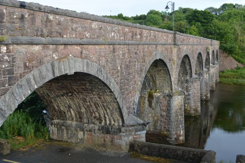 The old railway bridge Newport, Co. Mayo, Ireland