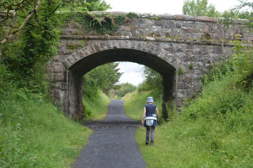 old railway track Burrishoole Loop Walk from  Newport, Co. Mayo, Ireland